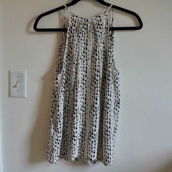 NEW Joie Acrux B Silk Tank in Porcelain Caviar Size XS - Picture 2 of 8